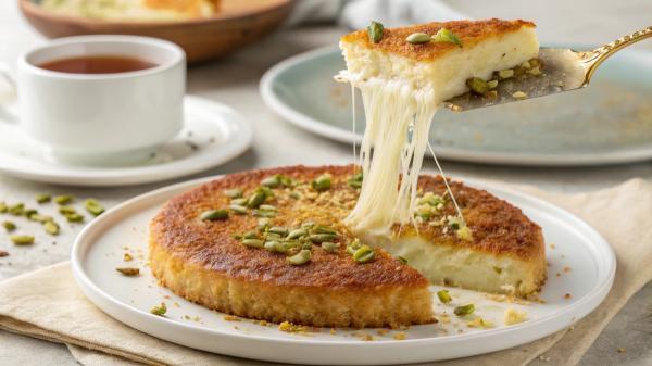 طرز تهیه کنافه با پنیر موزارلا مرحله به مرحله