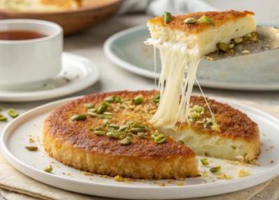 طرز تهیه کنافه با پنیر موزارلا مرحله به مرحله